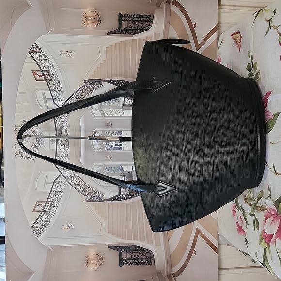 Louis Vuitton Handbags - AUTHENTIC fabulous CONDITION Black Epi Saint Jacques  Shoulder…